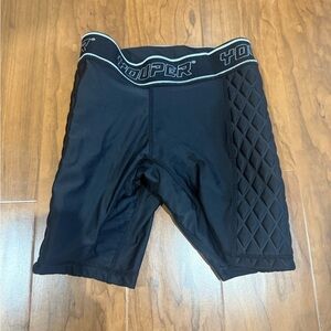 Youth Black Padded Shorts